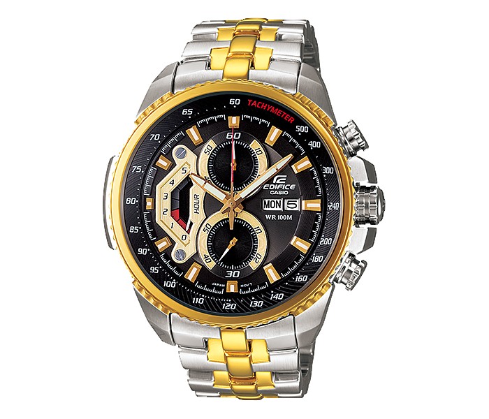 Casio Edifice EF-558SG-1AVUDF Mens Analog Watch Silver and Gold - Zoom Image