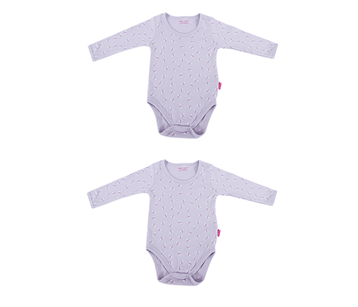 Baby Plus BP2505G 6-12M Girls Long Sleeve Body Suit - 5 Pieces - Zoom Image 2