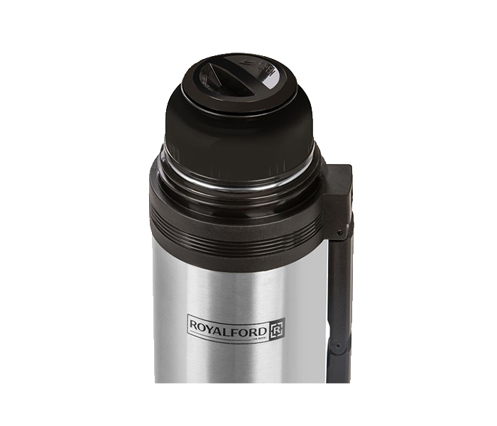 Royalford RFU9111 1800ML Stainless Steel Vacuum Bottle - Silver - Zoom Image 1