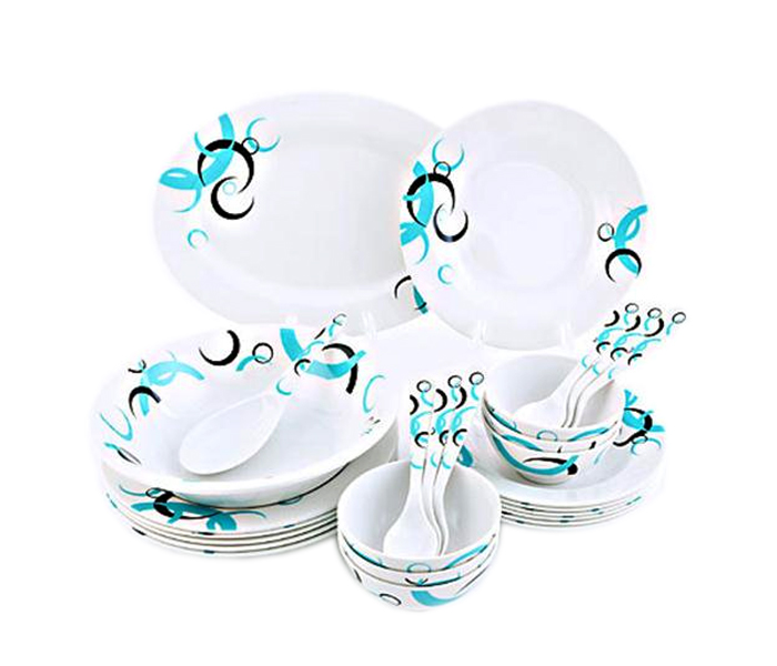 Royalford RF6722 Melamine Ware Dinner Set - 27 Pieces - Zoom Image 5