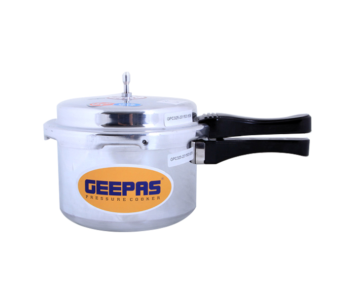 Geepas GPC325 3 Litre Multi function Aluminum Pressure Cooker - Silver - Zoom Image