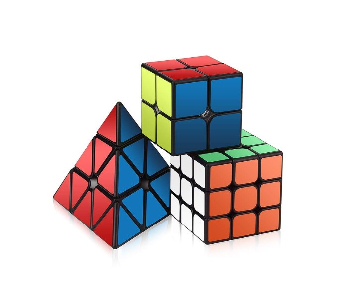 Taqdeer 413 3 Piece Magic Cube Set  Multicolor - Zoom Image 2