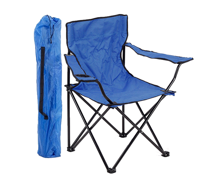 Portable Fishing Stool Folding Camping Armchair & Beach Chairs - Large, Blue - Zoom Image 5