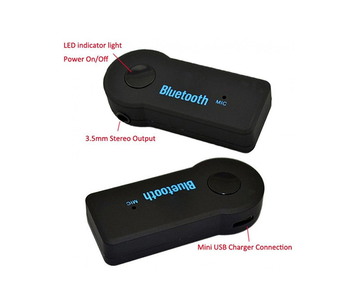 iends IE-BT437 3.5mm Audio Bluetooth Auxiliary Adapter - Black - Zoom Image 3