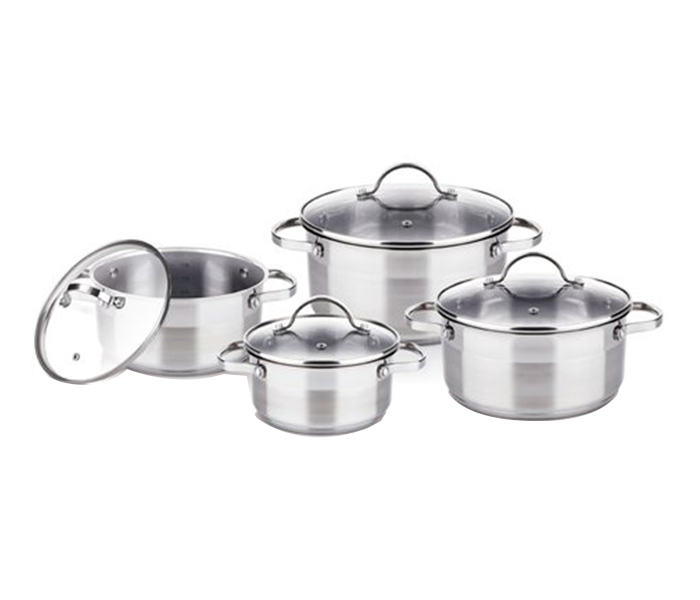 Lamart LTSSSET8 Elegant Stainless Steel Set of Pots - 8 Pieces - Zoom Image