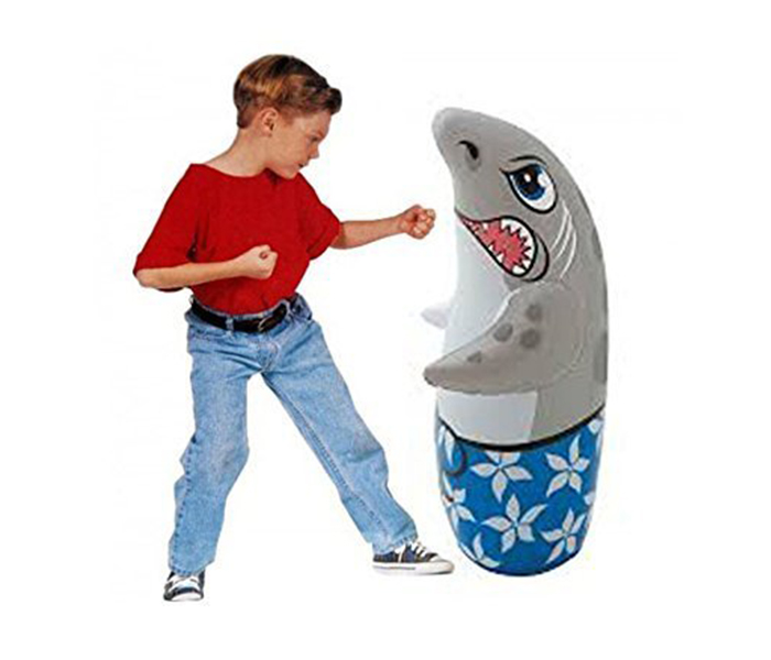 Intex ZX-44670 Inflatable Shark Hit Me 3D Bop Bag - Zoom Image 1