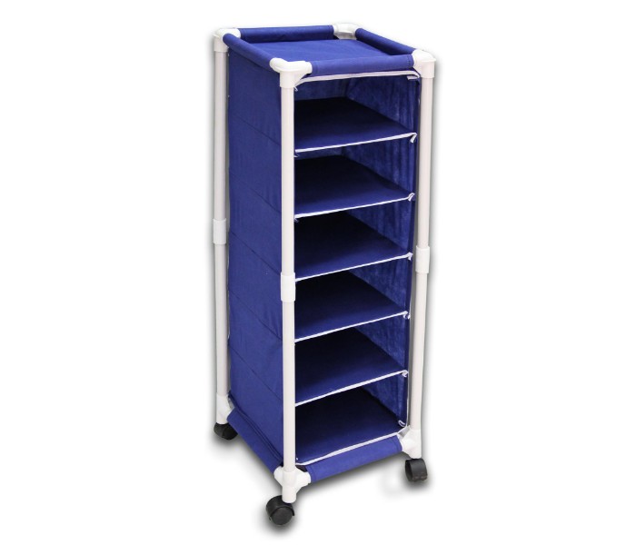 In-house SR-8608 Single 6 Layer Shoe Rack Blue - Zoom Image 1