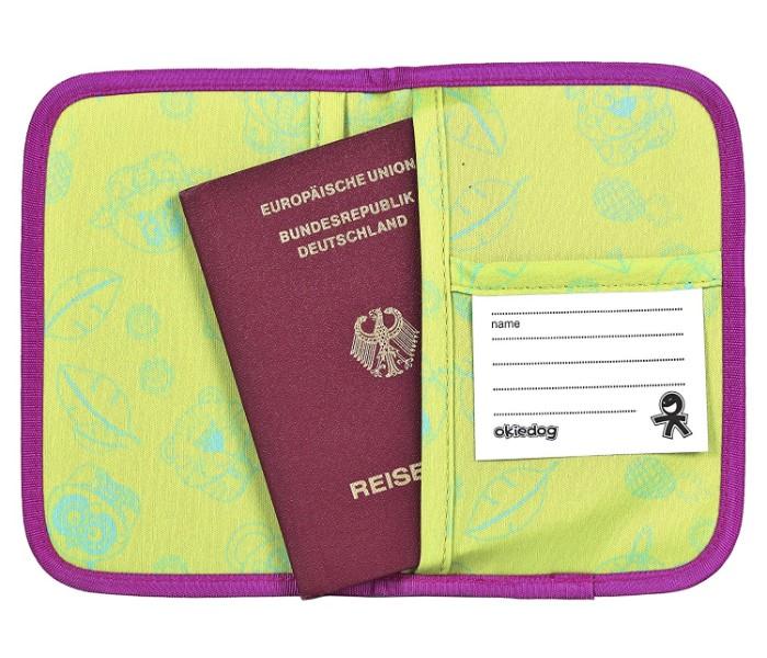 Okiedog 80313 Wildpack Passport Holder Tiger For Unisex Green - Zoom Image 1