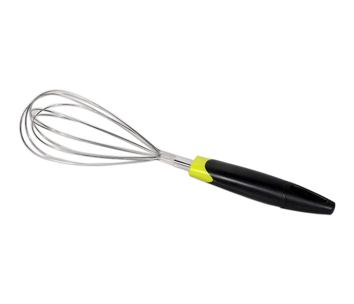 Royalford RF8918 Stainless Steel Whisk with ABS Handle - Black & Silver - Zoom Image