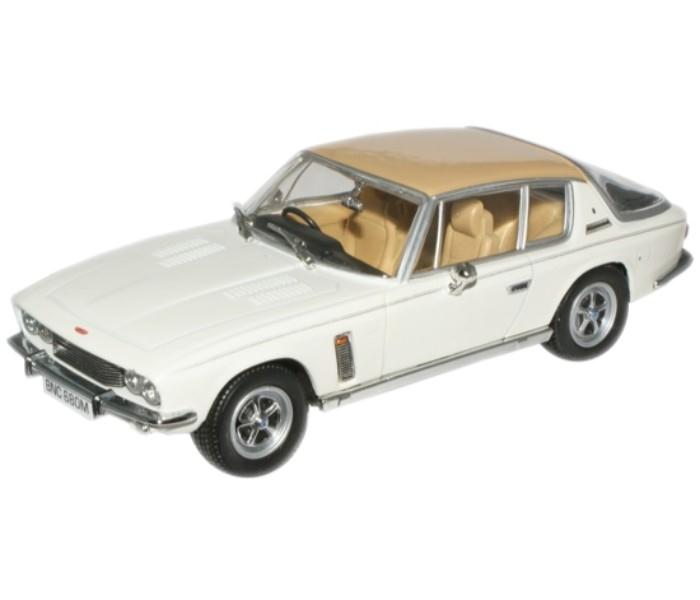 Oxford JI007 Old English Jensen Interceptor White, Tan - Zoom Image