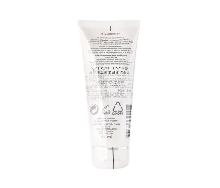 Vichy N11294549A Ideal White Brightening Deep Cleansing Foam 100 ml For Unisex - Zoom Image 1