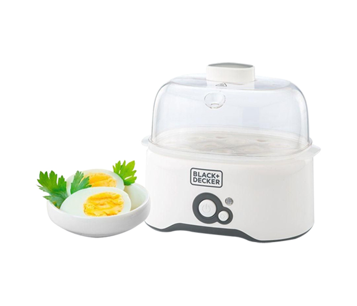 Black and Decker EG200-B5 280W Egg Cooker - White - Zoom Image