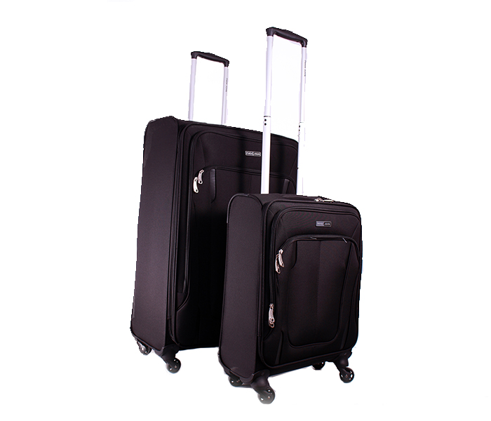 Parajohn PJTR2011B Trolley Bag Set of 2 Pieces - Black - Zoom Image