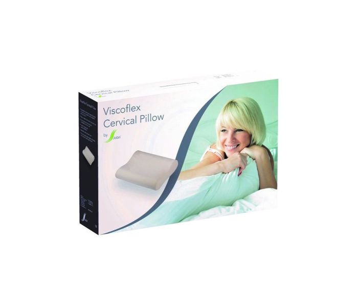 Jobri N15822619A Visco Flex Cervical Pillow White - Zoom Image 2