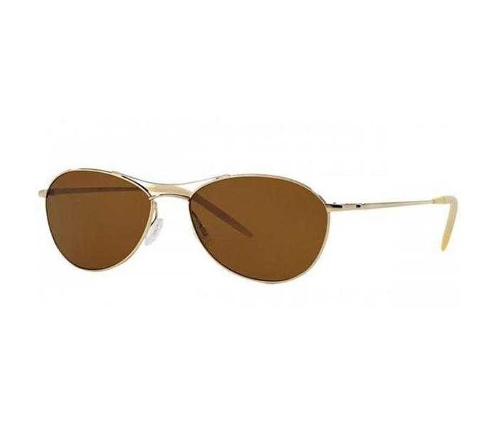 Oliver Peoples 0OV1005S 5035N6 Aviator Gold Frame & Bourbon Polarized VFX Mirrored Sunglasses for Unisex - Zoom Image