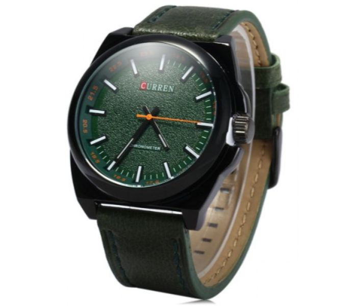 Curren 8168 Casual Analog Quartz Watch For Men Green - Zoom Image 1