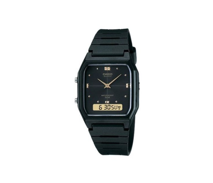 Casio AW-48HE-1AVDF (CN) Mens Casual Analog and Digital Watch Black - Zoom Image 4