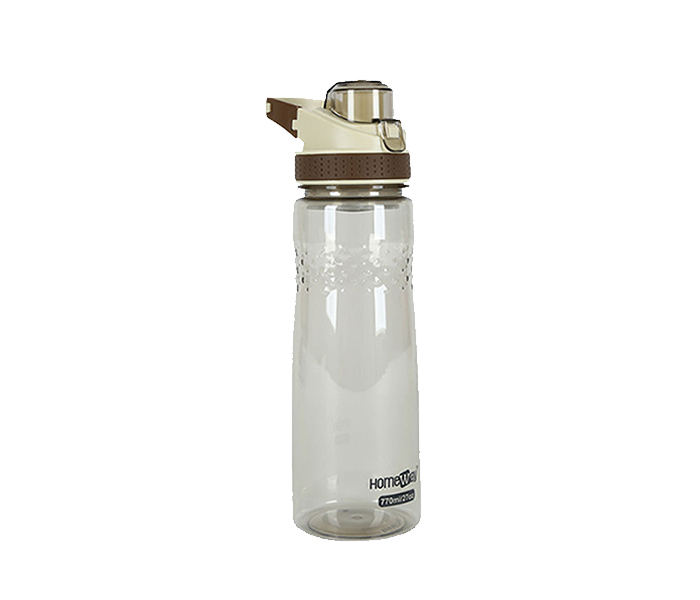 Homeway HW-2703 770ml Outdoor Sporty Water Bottle with Clip - Brown - Zoom Image