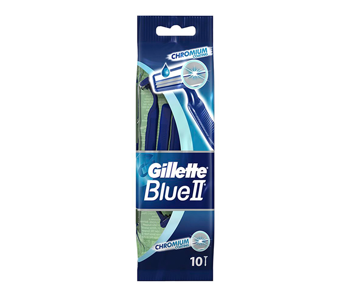 Gillette N14454869A 10 Pieces Two Razor - Blue - Zoom Image