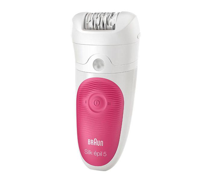 Braun SE 5547 Wet & Dry Cordless Epilator - White & Pink - Zoom Image 1