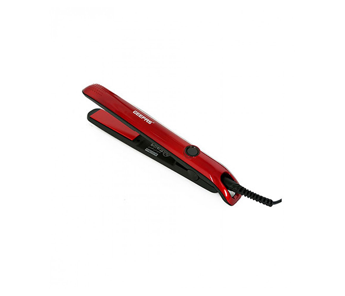 Geepas GH8722 Ceramic Hair Straightener - Red - Zoom Image 2