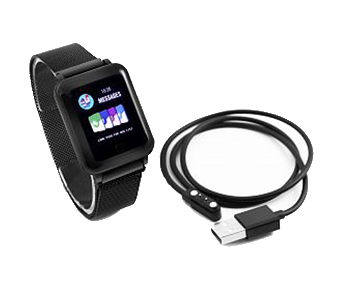 BSNL N-100 Fitness Smart Watch, Black - Zoom Image 2