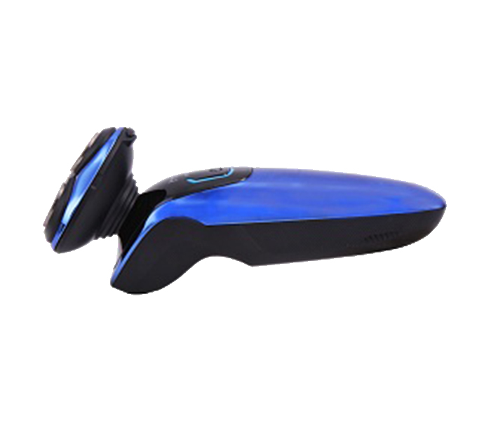 GT628 Super Power Rechargeable 4D Washable Mens Shaver - Blue - Zoom Image 2