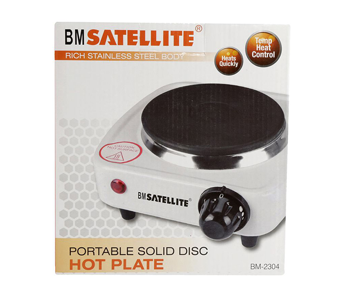 BM Satellite BM-2304 Portable Solid Disc Single Hot Plate - Zoom Image 2