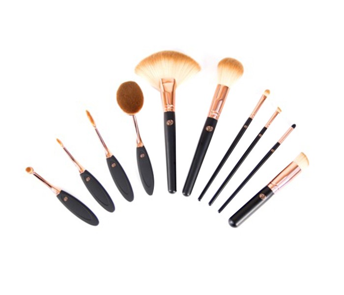 Rio BRCO Make Up Artists Pro Cosmetic Brush Collection - 10 Piece - Zoom Image 2