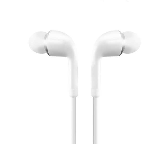 Trands TR-HS463 1.2 Meter 3.5mm In-Ear Stereo Earphone with Mic - White - Zoom Image 3