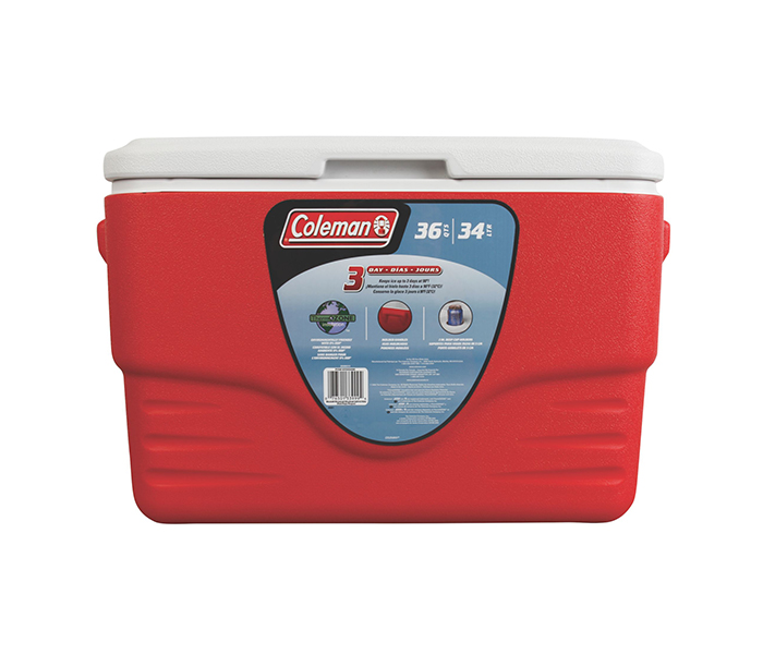 Coleman 6281A703G 36 Quart Performance Excursion Cooler - Red - Zoom Image 1