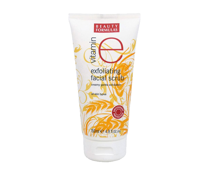 Beauty Formulas N13985506A Exfoliating Facial Scrub with Vitamin E - 150ML - Zoom Image