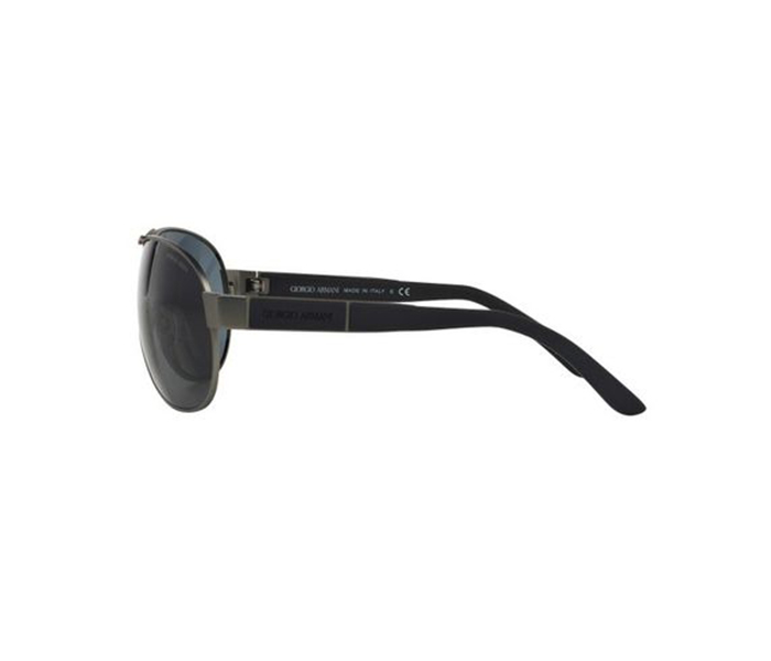 Giorgio Armani 0AR6025 308987 Aviator Matte Gunmetal Gray Frame & Grey Mirrored Sunglasses for Unisex - Zoom Image 3