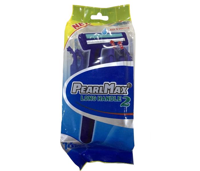 Long Handle 2 Pearl Max Mens Disposable Razor,16pcs - Zoom Image 1