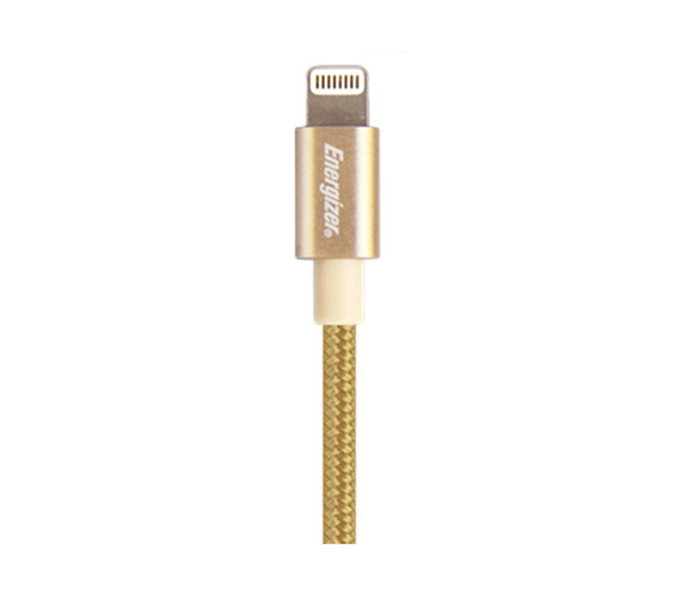 Energizer C13UBLIGGD4 1.2 Meter Hightech Metallic Lightning USB Cable - Golden - Zoom Image 2