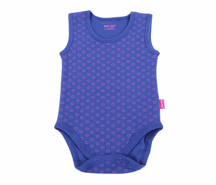 Baby Plus BP2507-G Short Sleeve Body Suit - Blue, 5 Pieces - Zoom Image