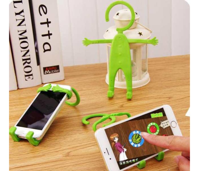 Universal Multifunctional Human Shape Flexible Mobile Holder MH45 Multicolor - Zoom Image 2