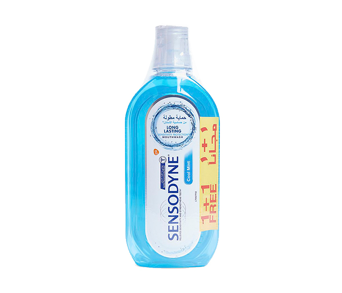 Sensodyne N13415589A Pack of 2 Cool Mint Mouthwash - 500ML - Zoom Image 2