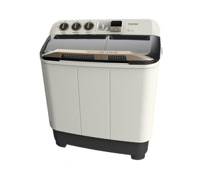 Toshiba VH-H80WB 7kg Twin Tub Washing Machine - Zoom Image