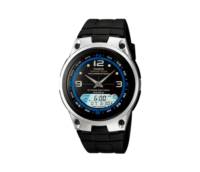 Casio AW-82-1ADF Mens Analog and Digital Watch Black - Zoom Image 2