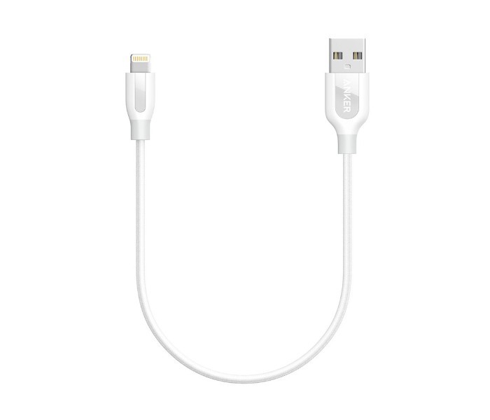 Anker A8124 Powerline Plus Lightning Cable 1 ft White - Zoom Image 7