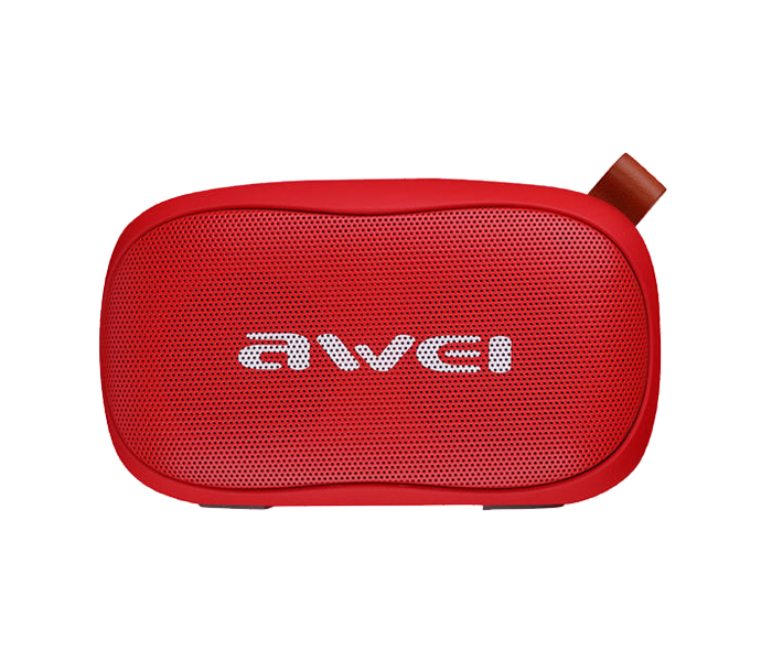 Awei Y900 Mini Portable 1200mAh TF Card Bluetooth Speaker with Mic - Red - Zoom Image