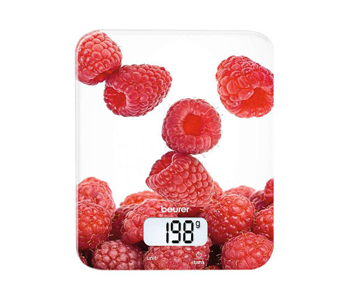 Beurer KS 19 Glass Kitchen Scale - Berry - Zoom Image 1