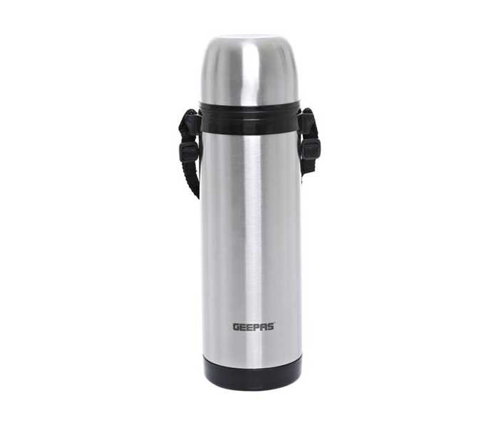 Geepas GSVF4116 0.8 Litre Stainless Steel Inner Vacuum Flask, Silver - Zoom Image 2