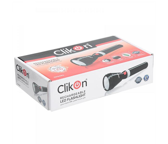 Clikon CK5082 2SC Ni-Cd 1400mAh Flash Light - Black - Zoom Image 3