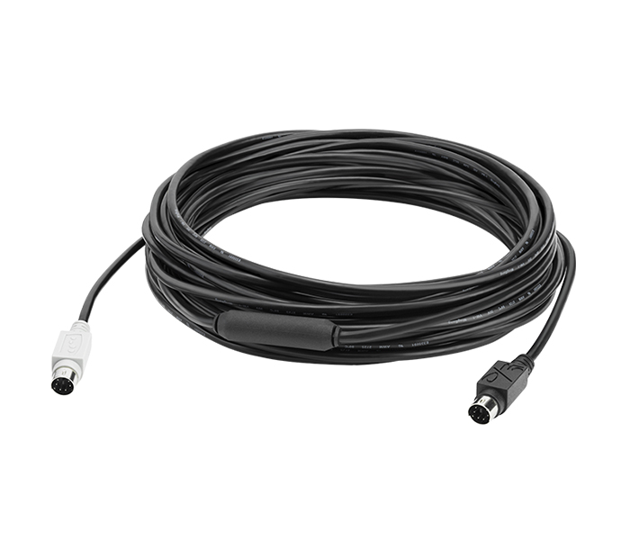 Logitech 939-001487 Group 10M Extended Cable - Black - Zoom Image 2