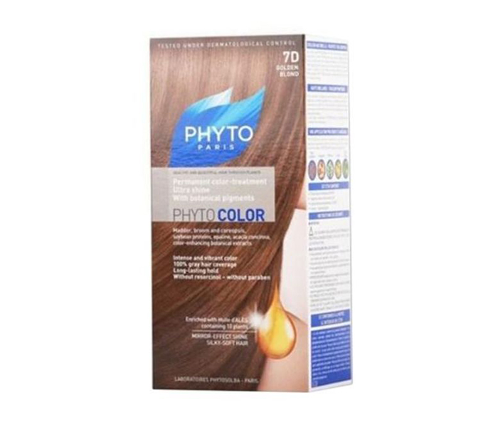 Phyto N11921046A Phytocolor Hair Colour Cream - 7D Golden Blond - Zoom Image