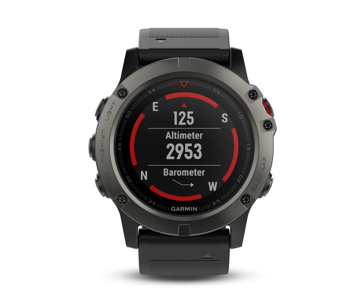 Garmin Fenix 5X Multisport Smart Watch Heart Rate Monitor - Black - Zoom Image 3