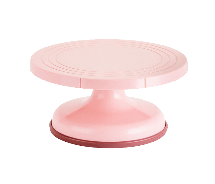 Royalford RFU9020 360 Degree Revolving Cake Stand - Pink - Zoom Image