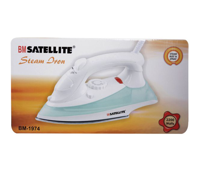 BM Satellite BM-1974 2200 Watts Steam Iron - Green - Zoom Image 3